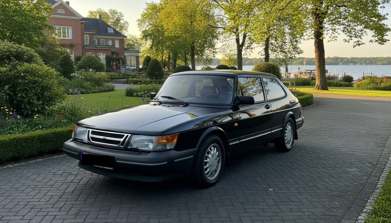 Rent Saab 900i Classic in Hamburg hero