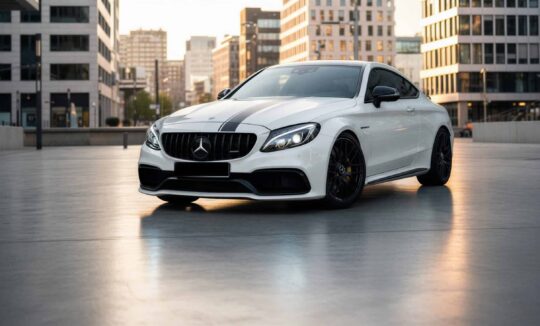 Rent a Mercedes-AMG C63 Coupé in Düsseldorf hero