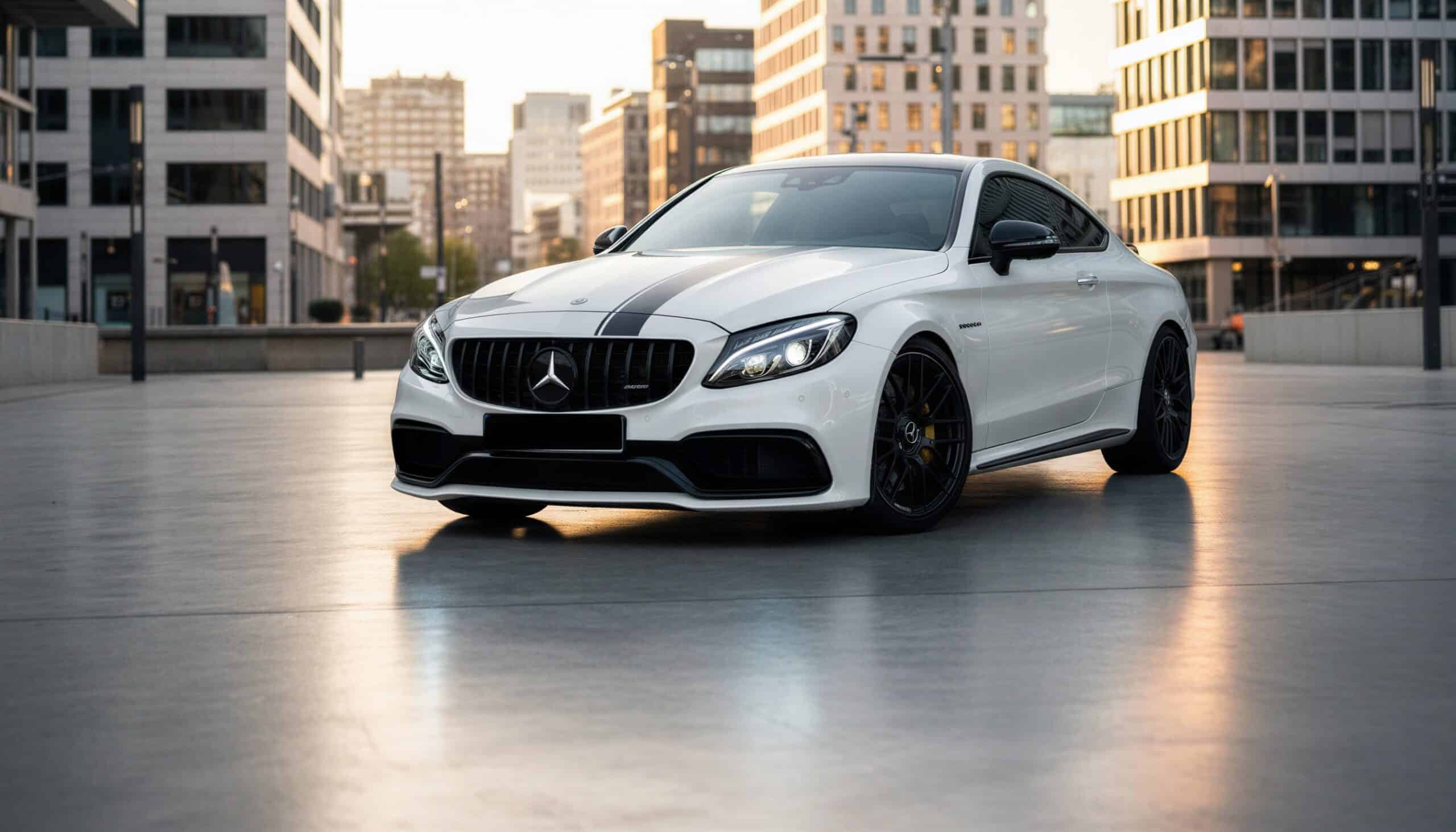 Rent a Mercedes-AMG C63 Coupé in Düsseldorf hero