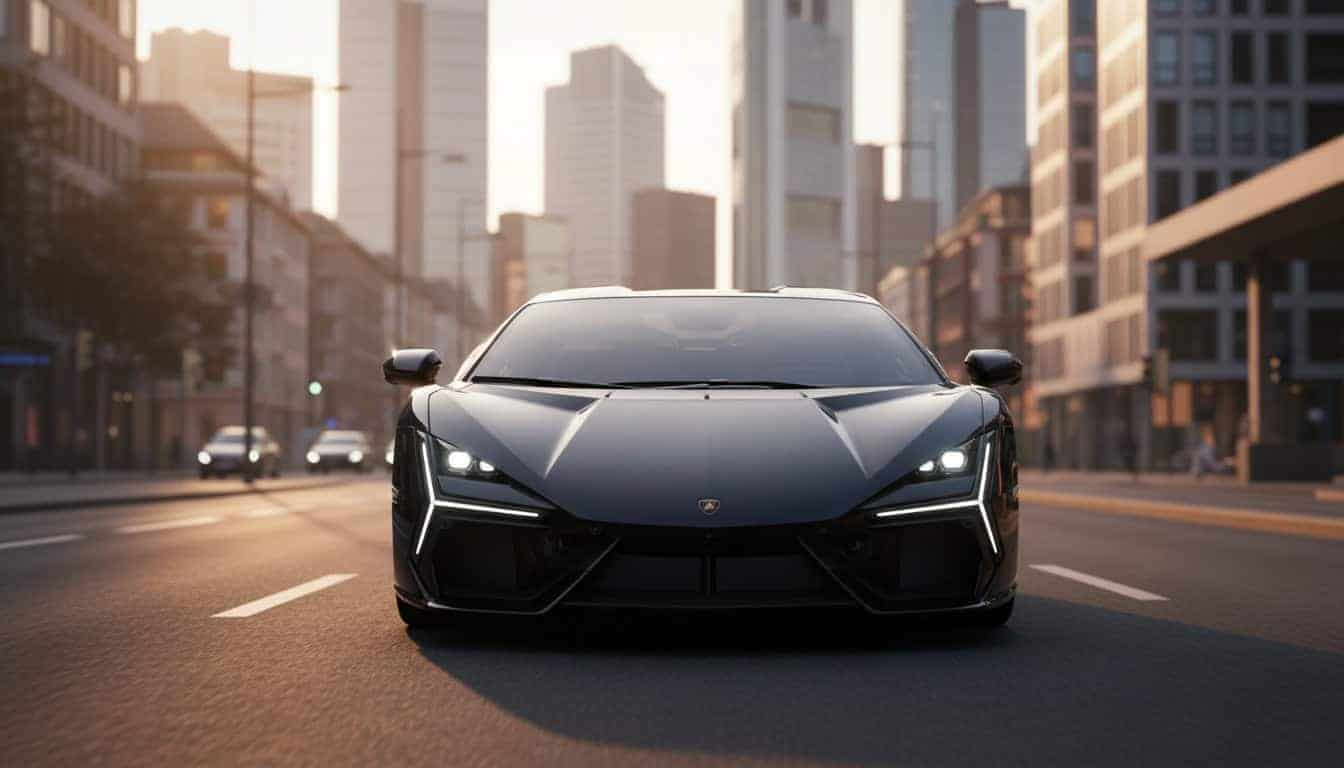 Rent Lamborghini Revuelto in Frankfurt vorne