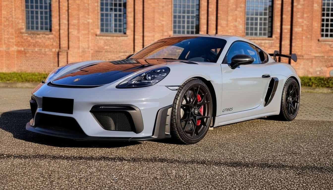 Rent Porsche 718 Cayman GT4 RS in Düren Vorne
