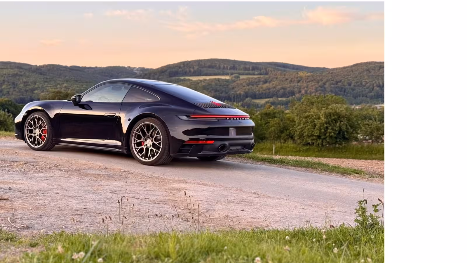 porsche Carrera 4s From back left
