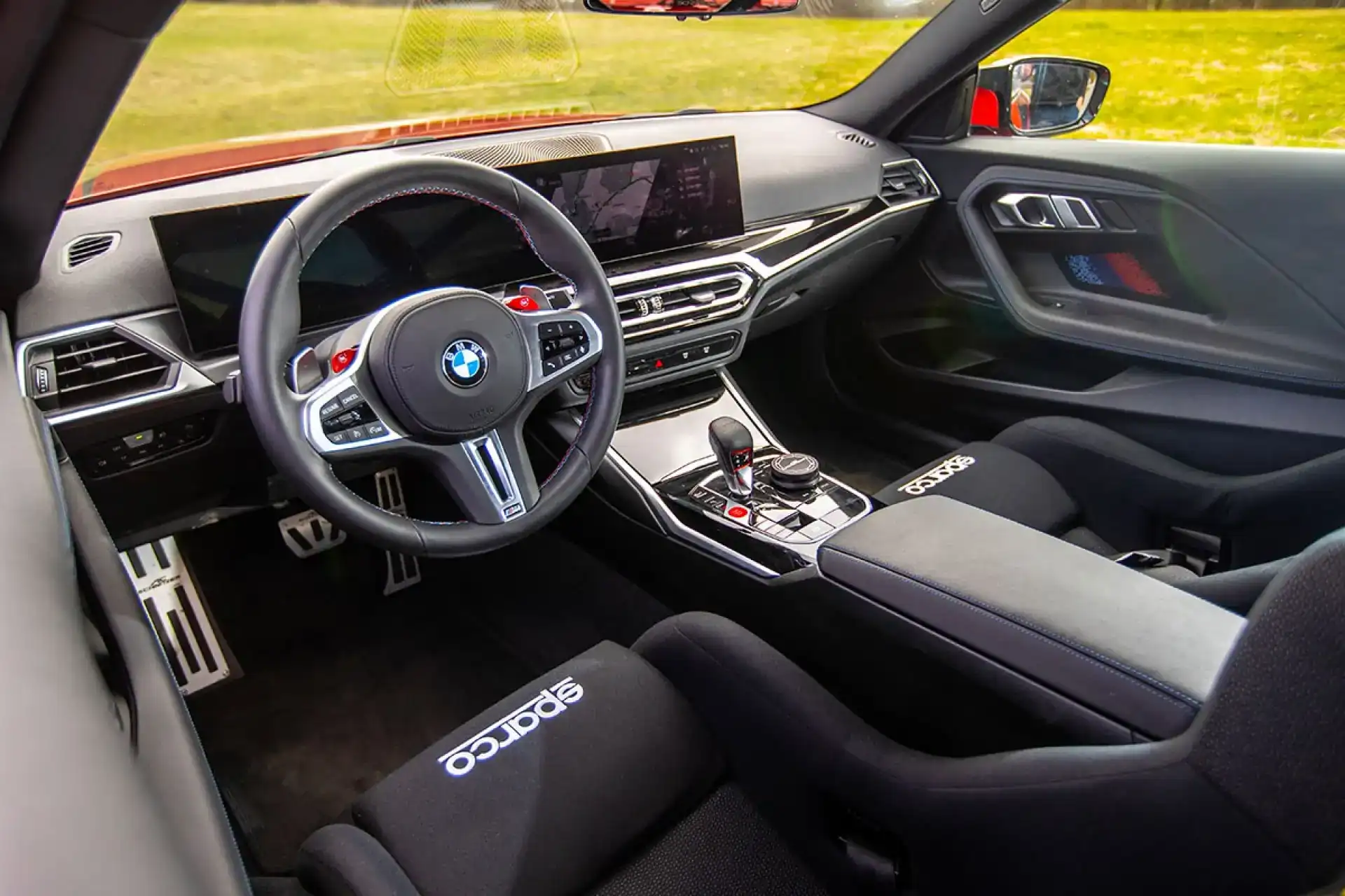 BMW M2 AC Schnitzer Edition Hero Pictures Interior Steering Wheel