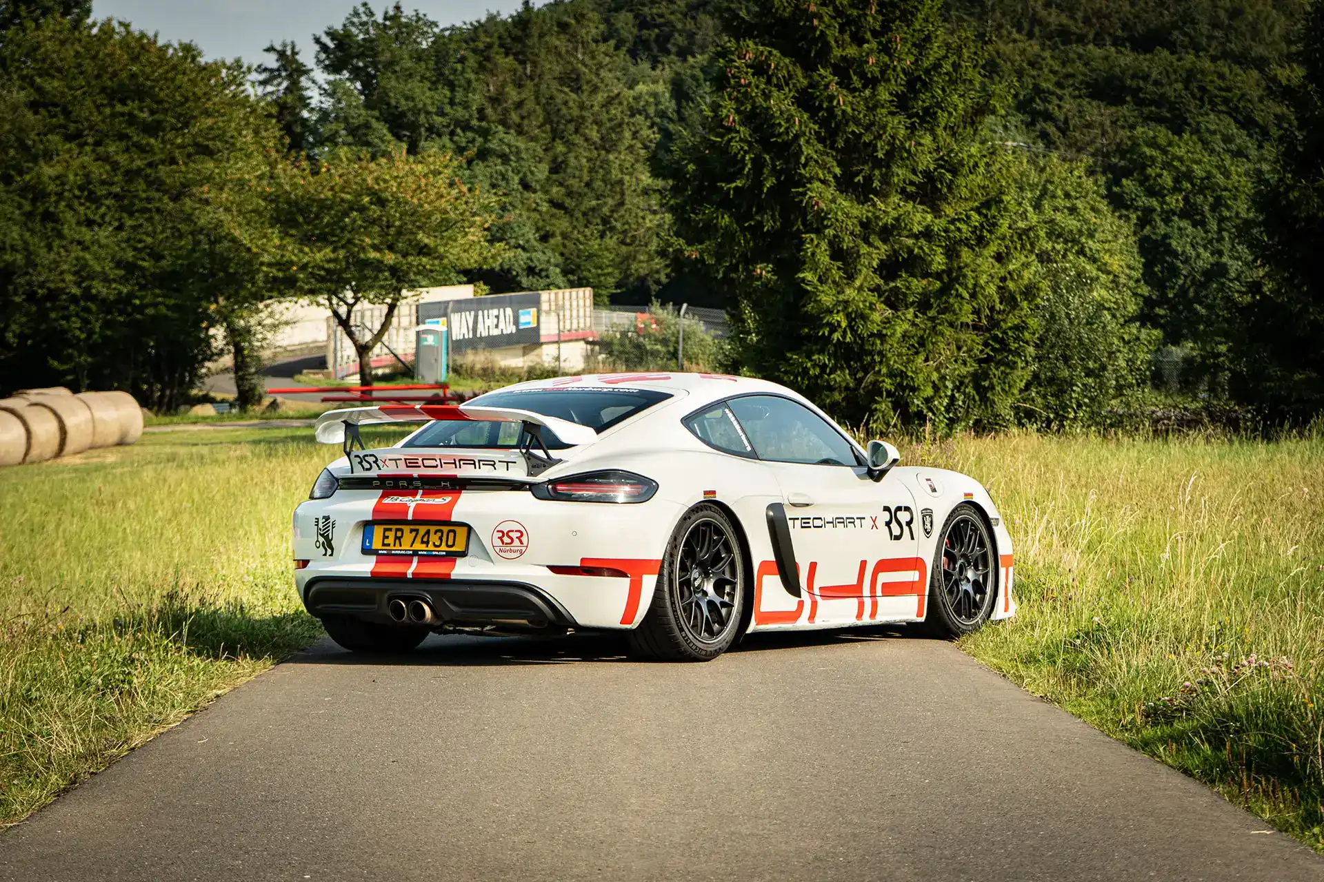 Porsche Cayman TECHART Hero Pictures Back