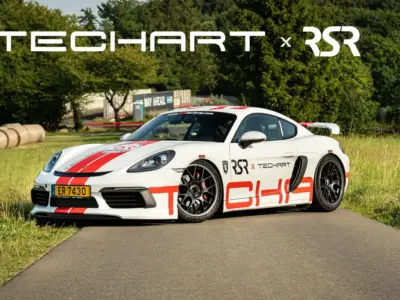 Porsche Cayman TECHART Hero Pictures Front