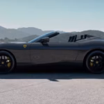 Rent a Ferrari Roma Spyder Kassel Side
