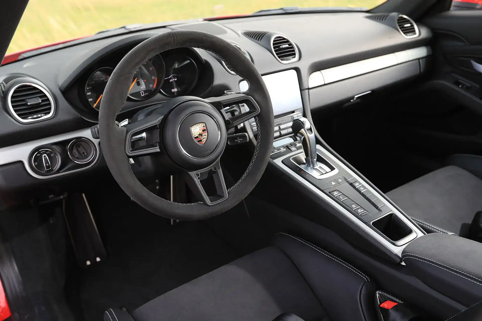 Porsche Cayman GT4 Interior Steering Wheel
