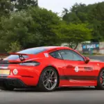 Porsche Cayman GT4 Hero Pictures Back